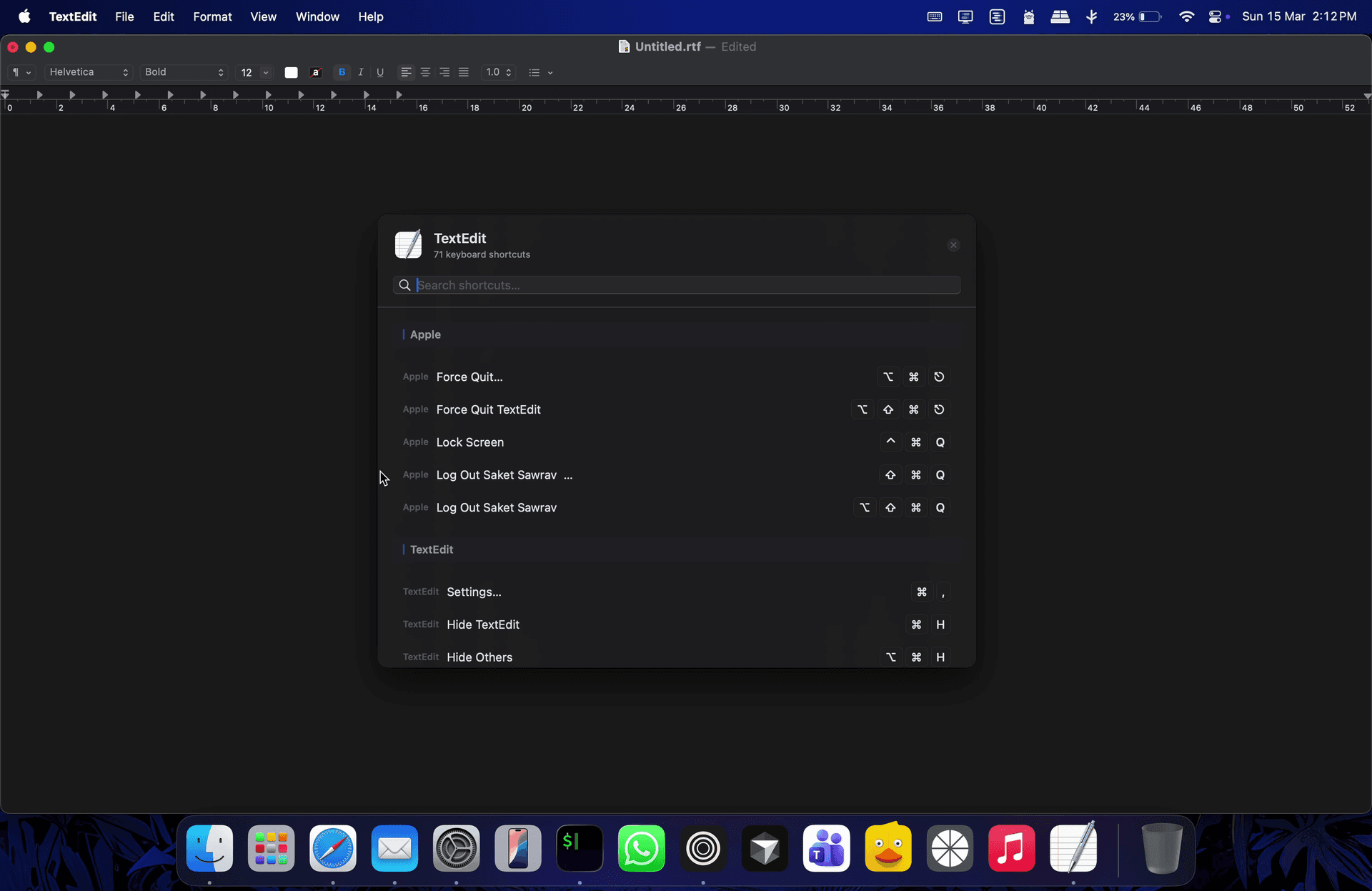 Keylume shortcut overlay